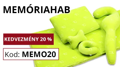 20% KEDVEZMÉNY az ANATOMIXX® memóriahabra